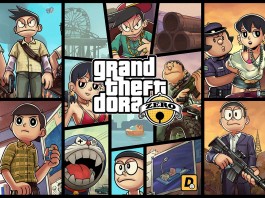 เมื่อเหล่าตัวการ์ตูน … จากโดราเอมอน กลายเป็นเกม GTA !!