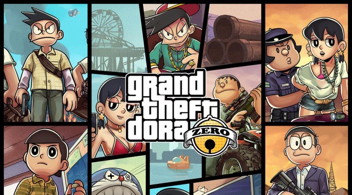 เมื่อเหล่าตัวการ์ตูน … จากโดราเอมอน กลายเป็นเกม GTA !!