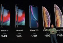 ราคาของ iPhone Xs, iPhone Xs Max และ iPhone XR