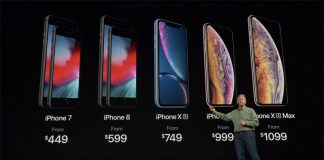 ราคาของ iPhone Xs, iPhone Xs Max และ iPhone XR