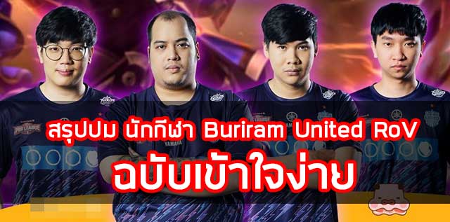 สรุปปม นักกีฬา Buriram United RoV แบบเข้าใจง่าย สรุปปม นักกีฬา Buriram United RoV
