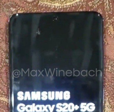 หลุดรูปตัวเครื่องของ Samsung GalaxyS20Plus รุ่น 5G (ไม่เป็นทางการ) หลุดรูปตัวเครื่องของ Samsung GalaxyS20Plus รุ่น 5G