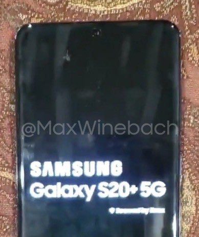 หลุดรูปตัวเครื่องของ Samsung GalaxyS20Plus รุ่น 5G