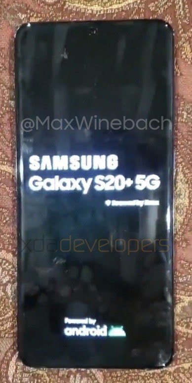 หลุดรูปตัวเครื่องของ Samsung GalaxyS20Plus รุ่น 5G
