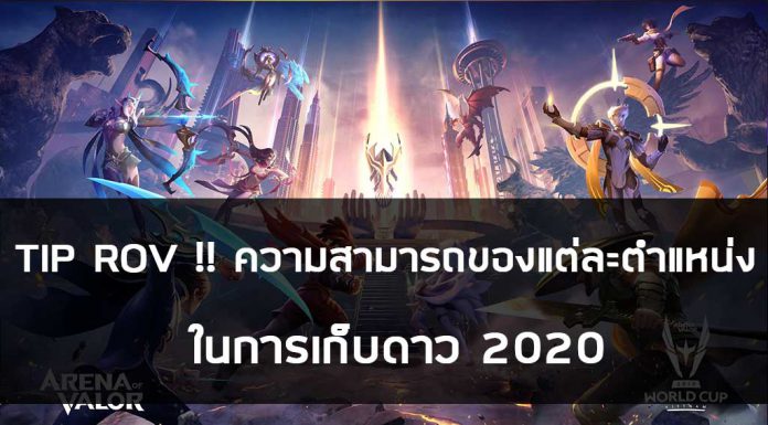 TIP ROV ความสามารถของแต่ละตำแหน่ง