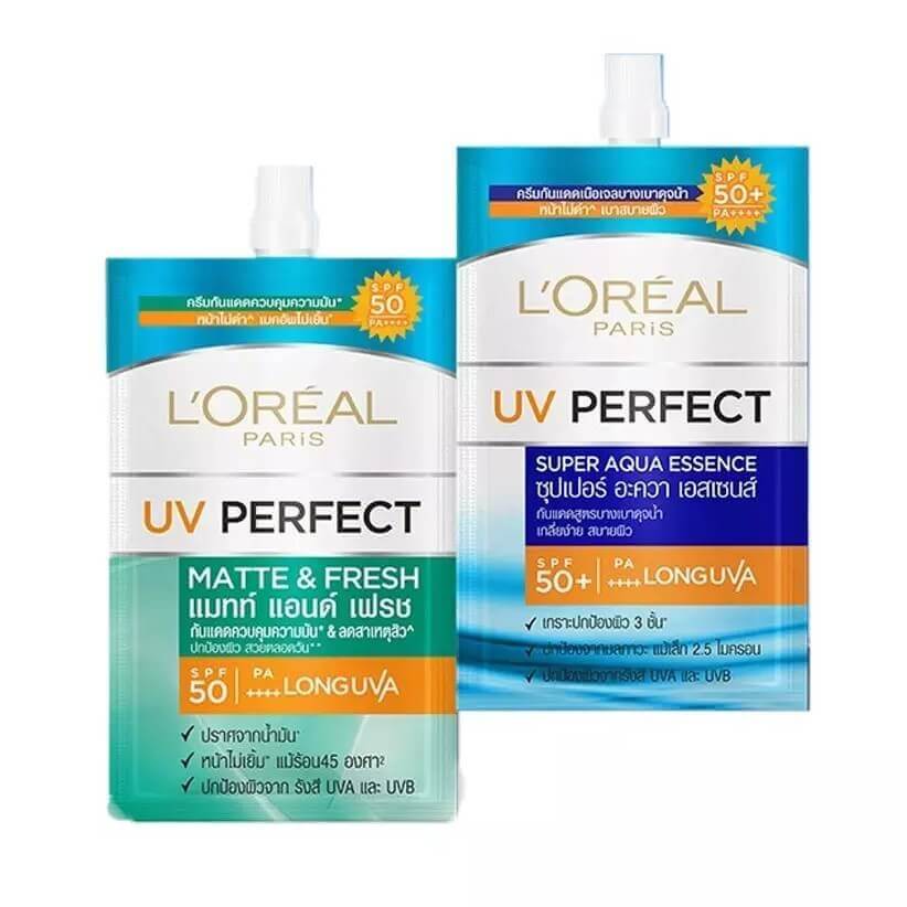 ครีมกันแดดแบบซอง L’OREAL PARIS UV PERFECT MATT FRESH