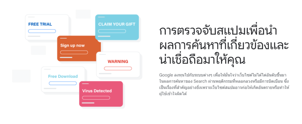 เว็บสแปมติดอันดับ Google ดี