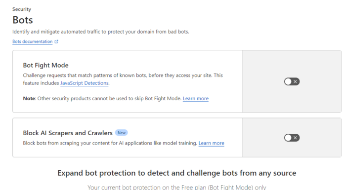 Cloudflare ปล่อยฟีเจอร์บล็อค AI ไม่ให้ดูดข้อมูลเว็บไปฝึกต่างๆ Cloudflare ปล่อยฟีเจอร์บล็อค AI