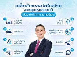 เคล็ดลับชะลอวัยไกลโรค