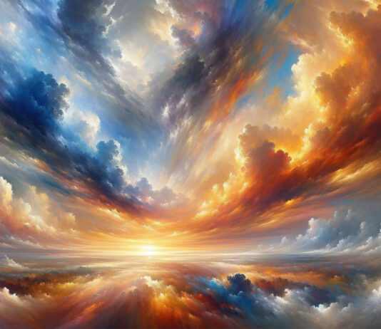 The sky is beautiful
