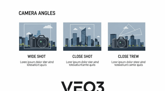 คลังคำสั่งมุมกล้อง 100 แบบสำหรับ VEO 3 Copy & Paste สร้างวิดีโอระดับมืออาชีพ Prompts VEO 3