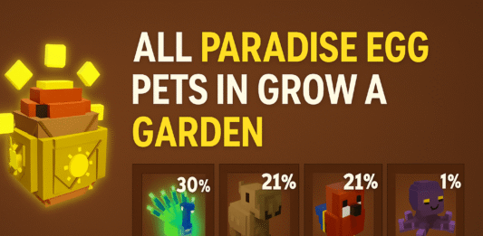 ไข่สัตว์เลี้ยง Paradise Egg มีอะไรน่าสนใจบ้าง Grow a Garden