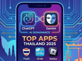 เปิดโผแอปขวัญใจคนไทยปี 2025 ยุคแห่ง AI ครองเมือง ChatGPT – Gemini กอดคอกันเข้าวิน พร้อมส่องเกมฮิตที่ต้องมีติดเครื่อง app-in-2025